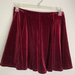 Velvet Skater Skirt